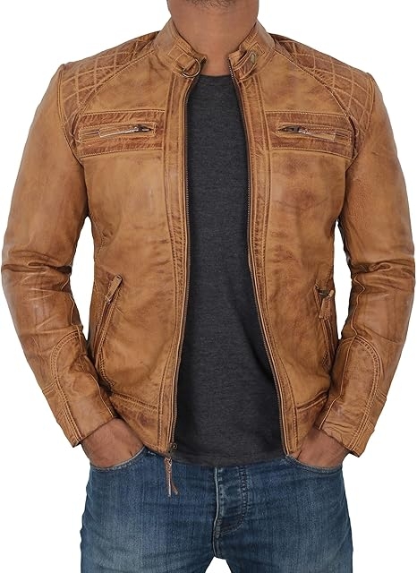 Men leather jacket